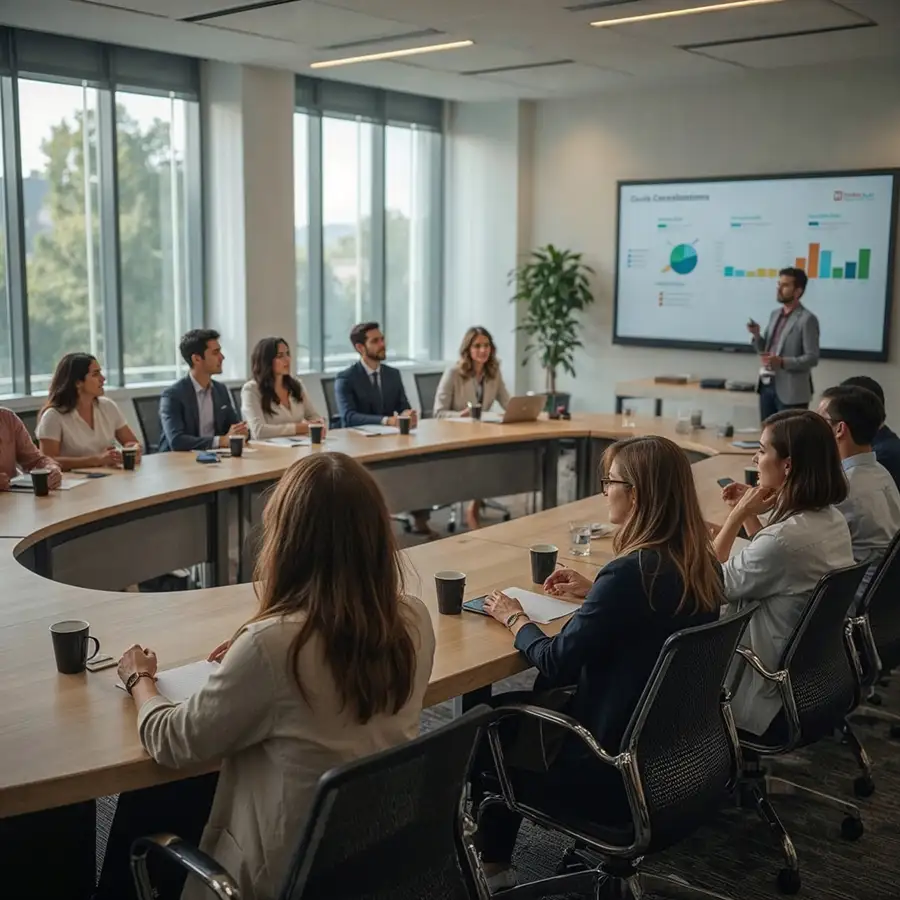 corporate-team-presentation-in-office