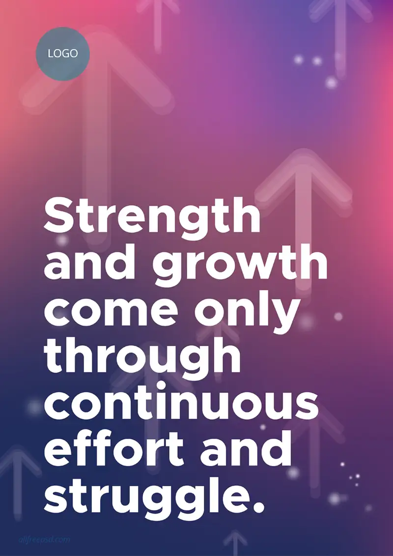 inspirational-quote-poster-gradient