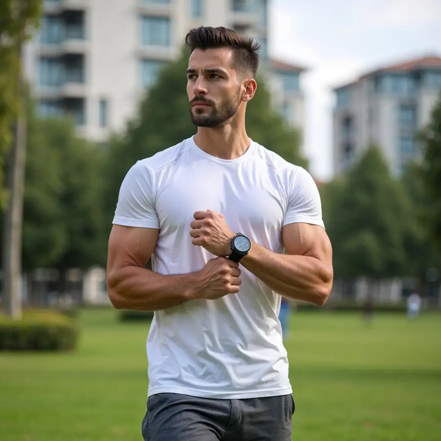 muscular-man-in-white-t-shirt