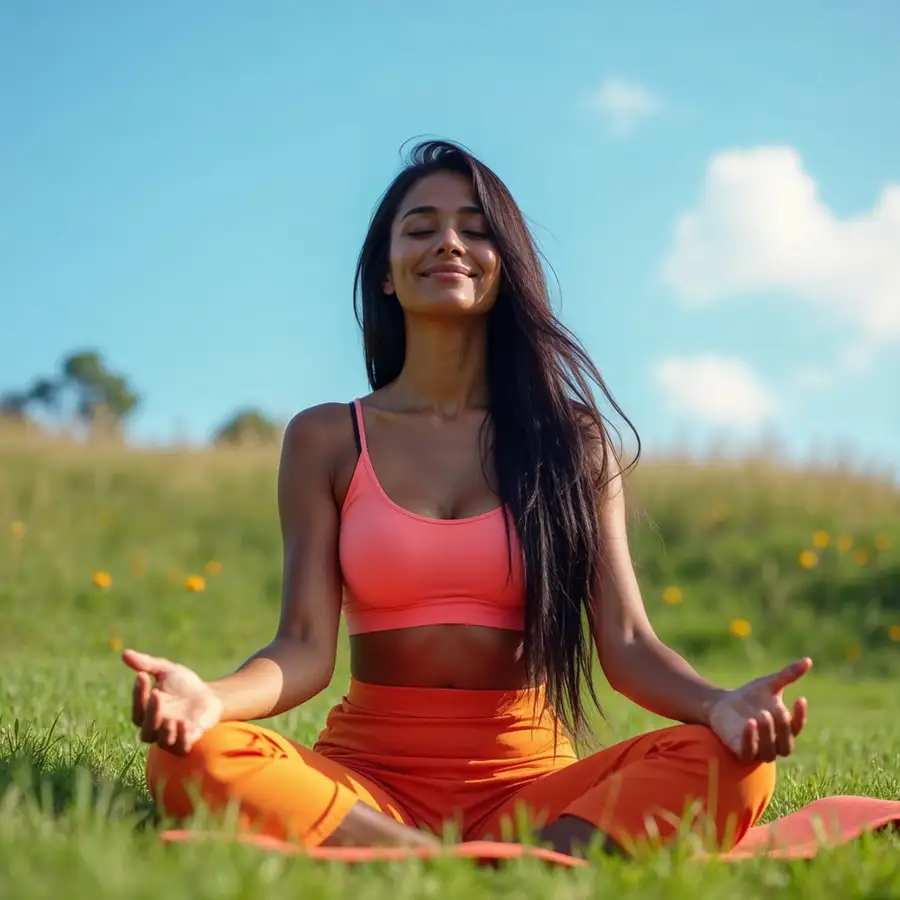 young-woman-meditating-outdoors