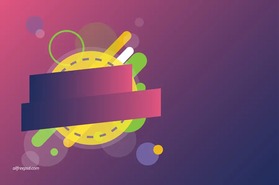 background-with-ribbon-banner