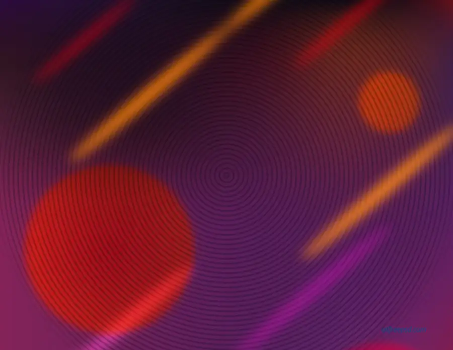 glowing-lines-and-gradient-spheres-in-red