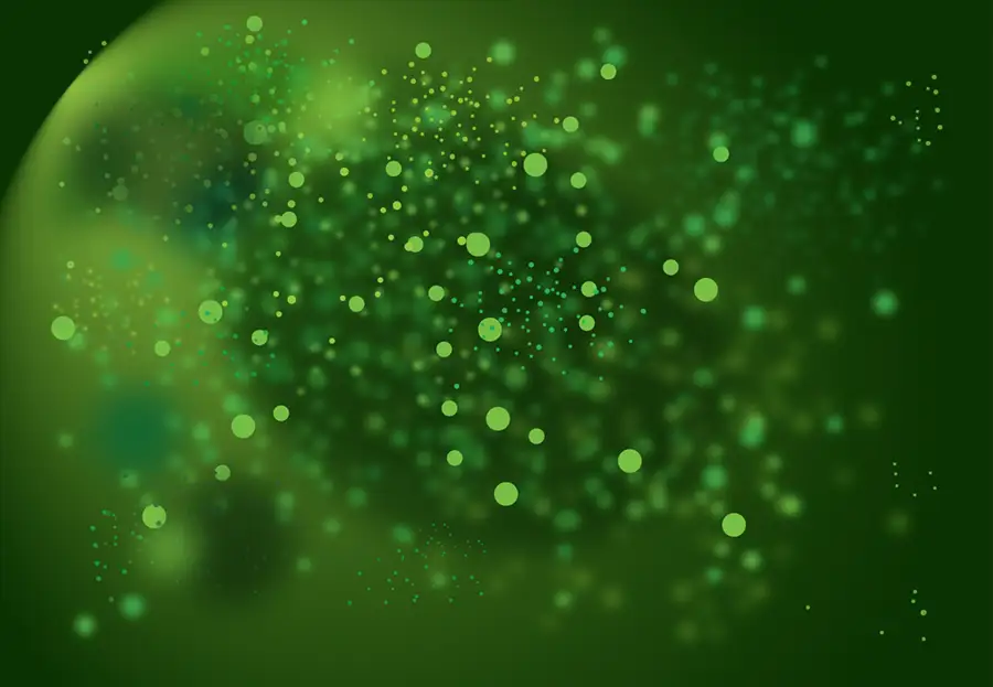 green-bokeh-background-with-glowing-dots