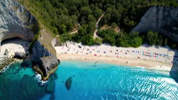 aerial-view-of-a-beautiful-tropical-beach