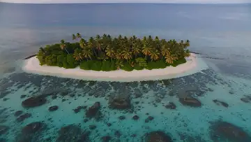aerial-view-of-a-tropical-island