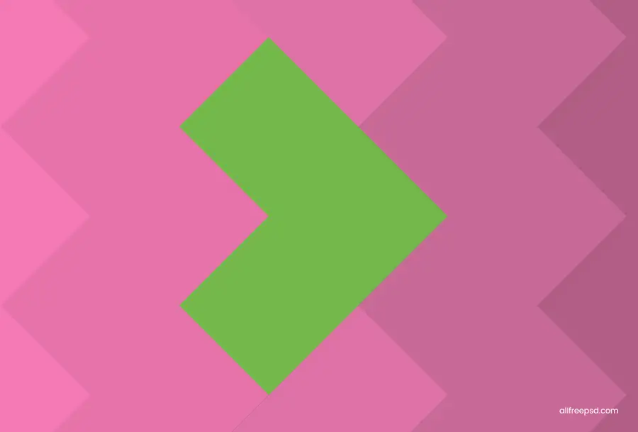 pink-and-green-background-with-arrow-design