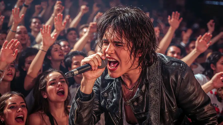 rock-singer-performing-live-with-fans-cheering