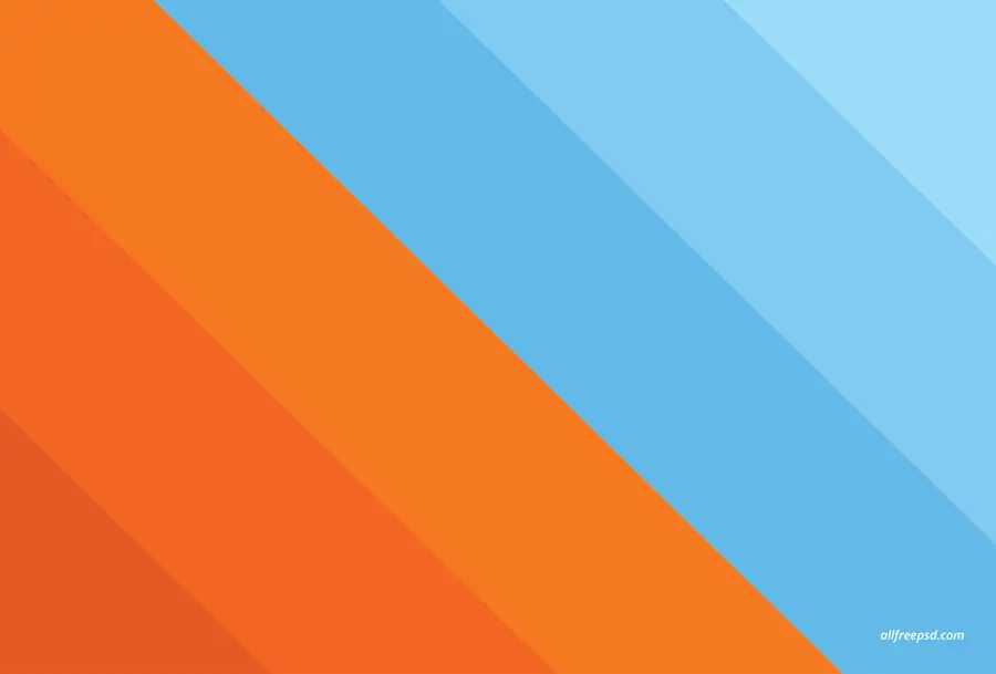 diagonal-orange-and-blue-stripes
