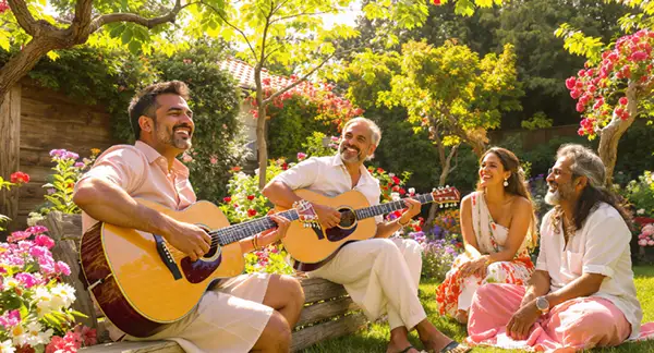 music-and-laughter-in-a-garden