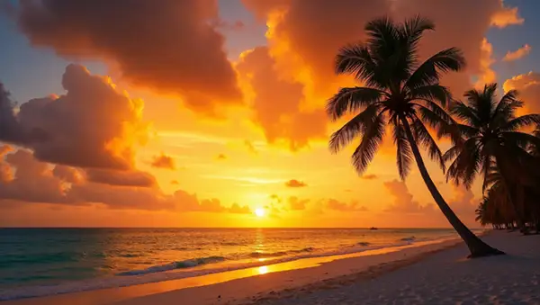 a-breathtaking-tropical-beach-sunset