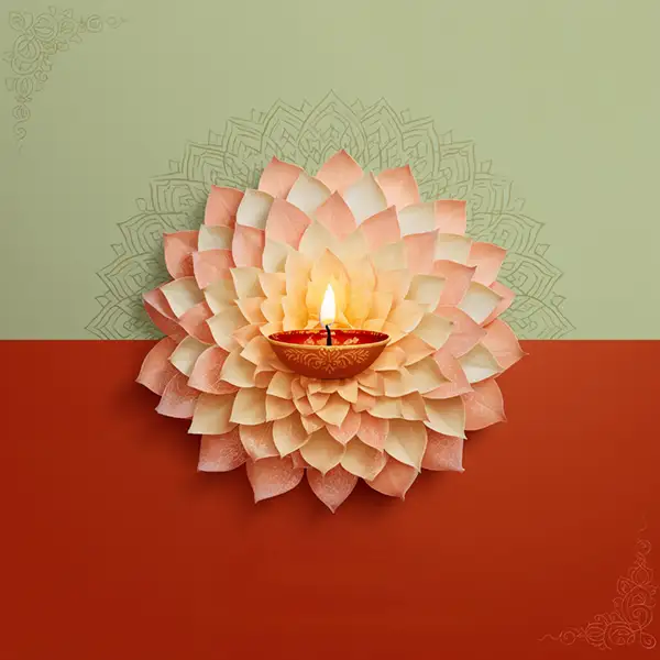 elegant-diya-on-lotus-flower