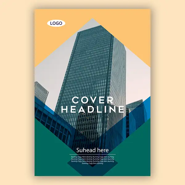 flyer-with-abstract-geometric-layout