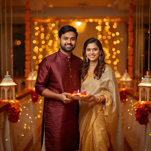 happy-indian-couple-celebrating-diwali