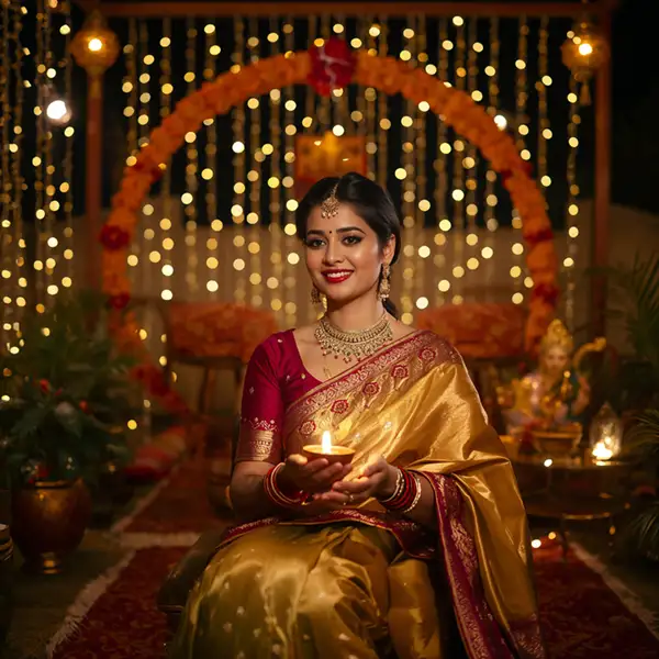 indian-woman-holding-a-diya