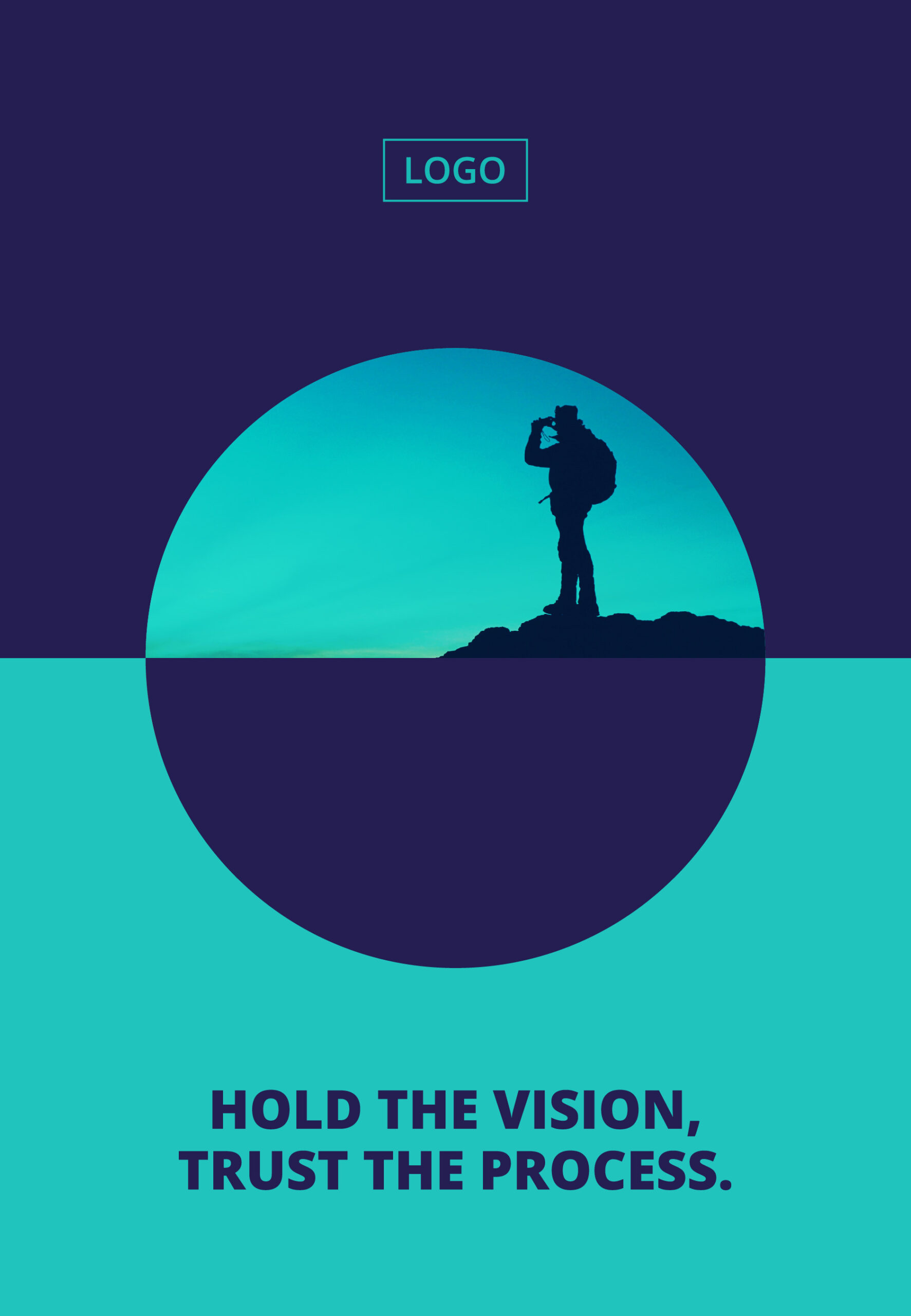 inspirational-poster-with-hiker-silhouette