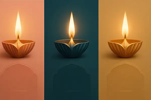 three-beautiful-diwali-diyas-glowing