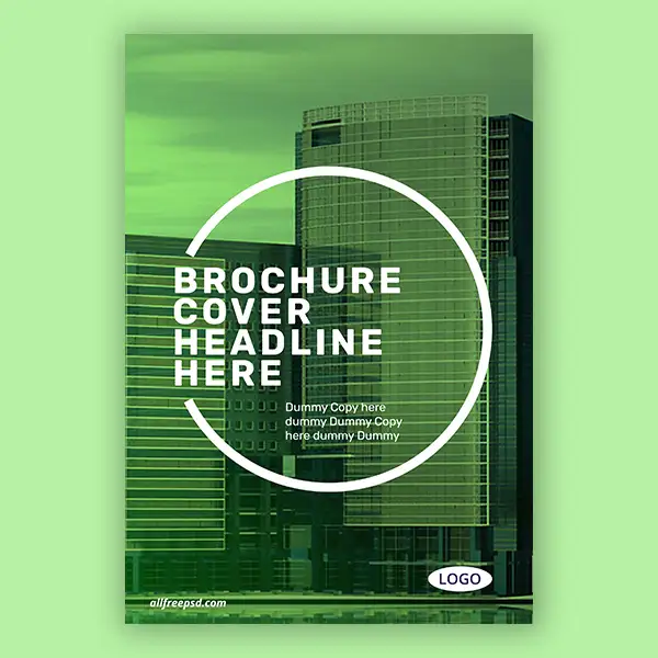 brochure-cover-with-green-theme
