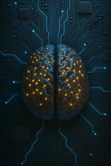 digital-brain-with-circuits