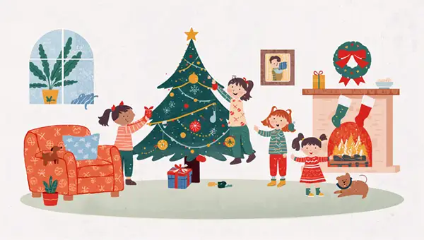 christmas-kids-illustration-decorating