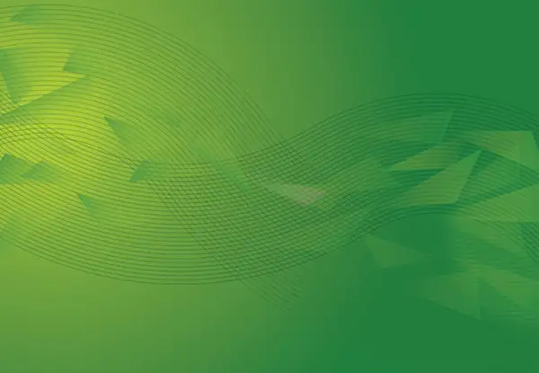 green-abstract-wave-background