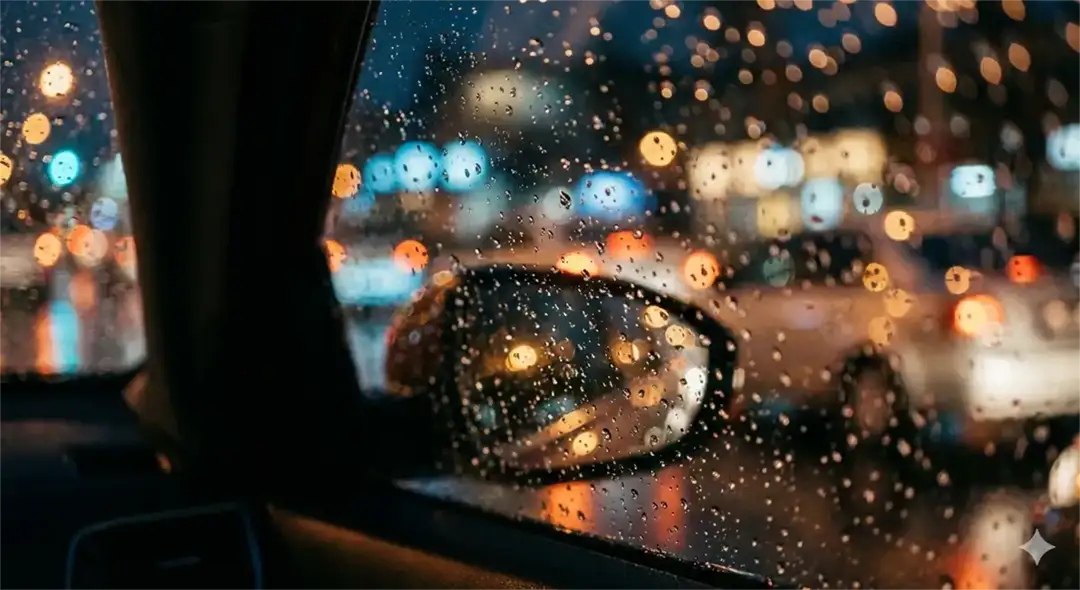 Rainy Neo-Noir Street (movie-still)