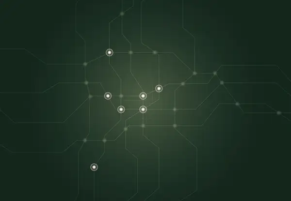 green-tech-circuit-background-vector