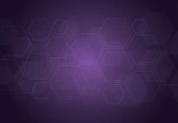 purple-hexagon-tech-background-vector
