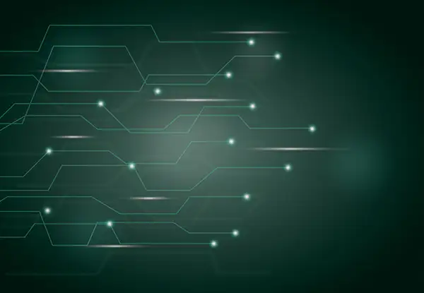 green-tech-circuit-background