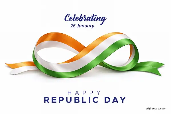 stylish-tricolor-ribbon-infinity-design