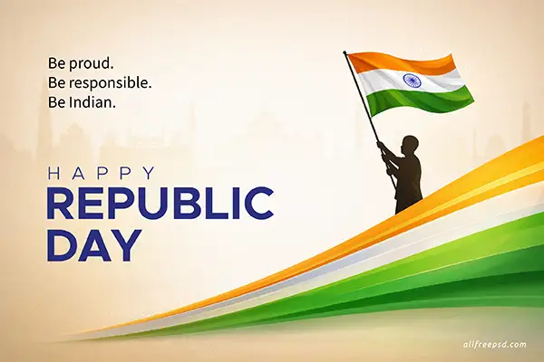 template-with-indian-flag-silhouette