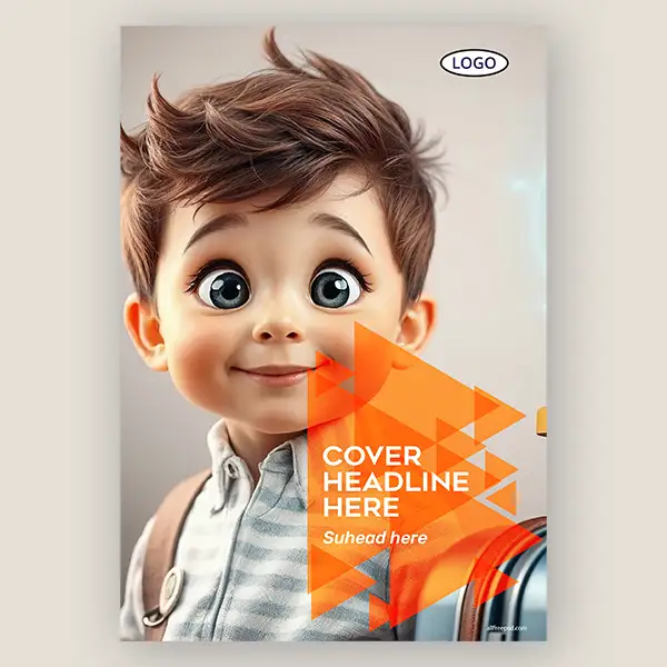 cover-template-with-cute-child