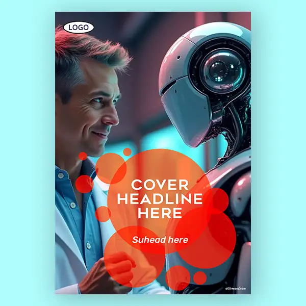 template-with-a-futuristic-robot